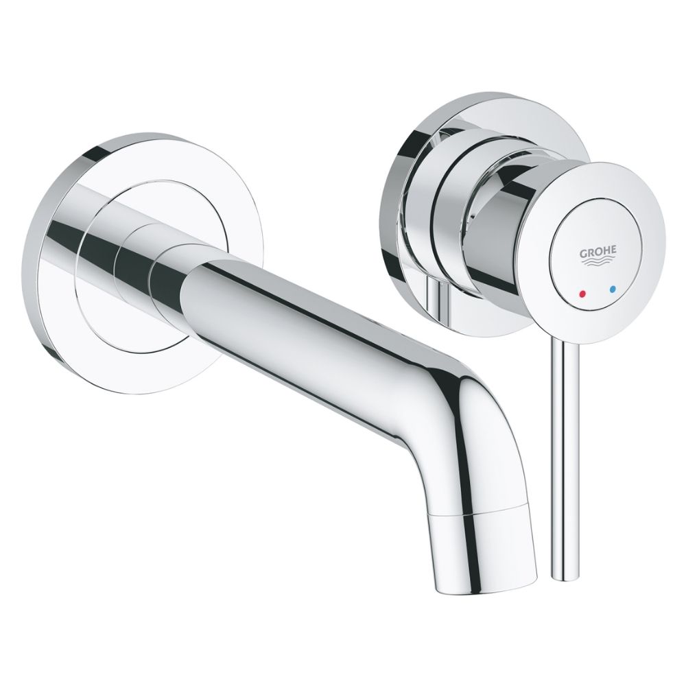 Vòi chậu 2 lỗ gắn tường BauClassic 2029200C