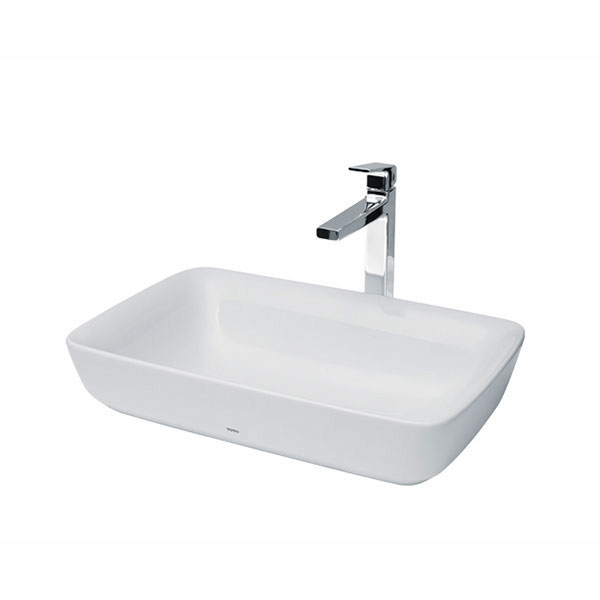 Chậu đá cẩm thạch nhân tạo đặt bàn TOTO PJS06WE#GW