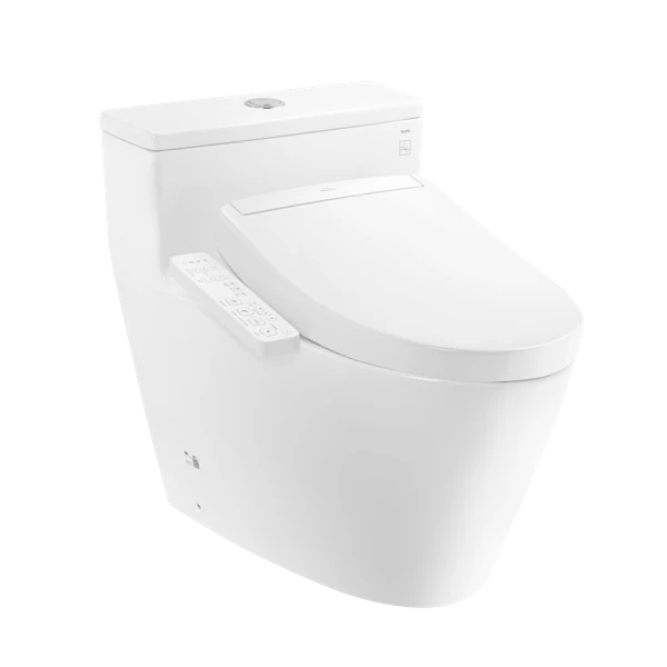 Bệt 1 khối TOTO MS625CDW24#XW kèm nắp rửa điện tử TCF33461GAA